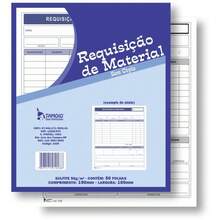 Impresso Requisição de Material Grande 50 Folhas 160X190MM Pacote com 10 Unidades material escolar material escola papelaria - Multicolorido - Visão 3