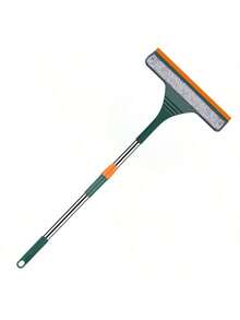 Perie telescopică de curățare a geamurilor de uz casnic, ștergător din silicon, instrument de curățare a geamurilor pentru ecran, ștergător pentru geamuri, racletă pentru curățarea geamurilor, ștergător înalt, mâner lung, ștergător pentru geamuri, poate fi folosit pentru a curăța pereții cu gresie, șterge oglinzile, curăța apa din golurile geamurilor mașinii, șterge suprafețele netede și ajută la curățarea podelelor.