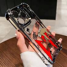 Funda de Teléfono de Mono Lindo Compatible con iPhone 17 16 15 14 13 12 11 Pro Max X XR XS Max 8 7 Plus, Transparente, Suave y Resistente a Impactos - Negro - Ver 6