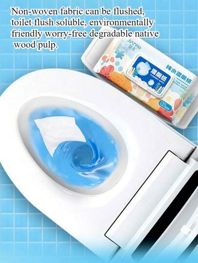 Lenços umedecidos descartáveis e domésticos para limpeza, papel de seda úmido extra grande e grosso