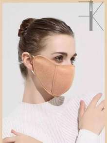 Custom Logo Winter Warm Thickened Eye Protection Outdoor Fashion Cold-Proof Mask, Washable Facemask - Black - View 5