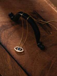 1pc Fashion Design Devil's Eye Cubic Zirconia Crystal Women Bracelet