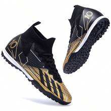 Męski I Damski Buty piłkarskie Murawa Wewnętrzne I Na wolnym powietrzu Jednolity Podłoże High-top Spiczaste Młoda Profesjonalna strona Trening Piłka nożna Buty za kostkę