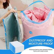 Large Vacuum Storage Bags, Vacuum Seal Bags For Clothing With Hand Pump, 80% Space Saver Bags For Clothes, Pillows, Comforters And Blankets, Home Travel Essentials