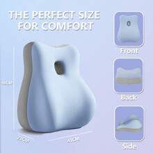 Advanced Memory Foam Lumbar Cushion – Versatile Support Pillow For Home, Office, Car, Bed, Camping, Travel & More