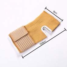 1 对可调节针织护踝，带交叉绑带，弹性透气，适合跑步、篮球和日常生活 - 杏色 - 查看 2