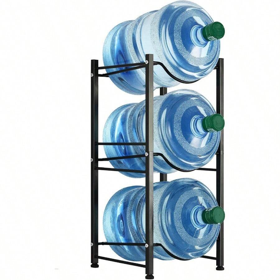 Water Cooler Jug Rack 4Tier Heavy Duty Water Bottle Holder Storage Rack ...