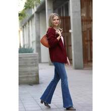 FashionPuzzle Small Crescent Shoulder Bag Underarm Purse - 焦橙色/焦橙色 - 查看 7