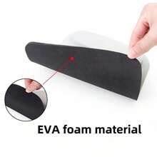 1个/2个灰色/黑色EVA泡沫材质鼠标垫，现代简约防滑腕托垫，适用于家庭办公室、酒店、餐厅、网吧等场所，游戏鼠标垫，办公桌配件，办公用品，办公桌配件，鼠标垫，桌面鼠标垫