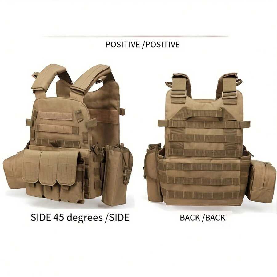 [Quick Sports Vest] Adjustable Outdoor Sports Vest |   Quick Release, Breathable, Removable Weight Vest - 黑色 - 查看 1