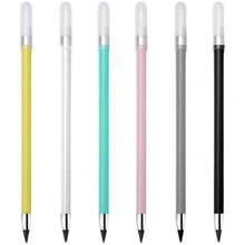 Eternal Pencil, Endless Writing Pencil Without Sharpening, Black Technology With Eraser, Macaron Color, Durable Creative Pencil 3PCS