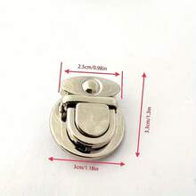 12pcs Bag Buckle Locks, Handwoven Material, Suitable For DIY Projects And Crafting Accessories, DIY Wallet Making