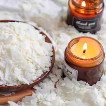 100g/500g/1000g，乳白色碎片/颗粒大豆蜡块优质椰子蜡，用于DIY香薰蜡烛制作材料，大豆蜡烛，装饰蜡烛，香薰蜡烛制作，自制蜡烛蜡 - 椰子蜡混合物 - 奶油混合物，适用于高负荷香氛配方 - 彩色 - 查看 8