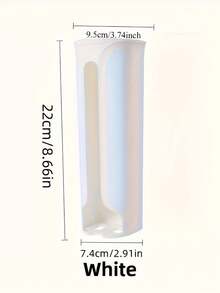 1 pieza Estante de pared para almacenamiento de ropa interior, organizador de armario para dormitorio, caja colgante de almacenamiento de calcetines para el hogar - Multicolor - Ver 7