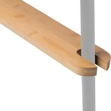 Antilop High Chair Footrest, Made Of Natural Bamboo And Wood, High Chair Accessories, Adjustable Height, Baby Footstool, Baby High Chair Footrest, Anti Slip - Wood Color - View 5