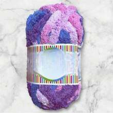 Big And Fluffy 100% Polyester Blanket Yarn - 250g Skein, 30m, Chunky Knit In 38 Gorgeous Hues