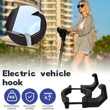 1 Portaequipajes eléctrico para scooter de gran resistencia - Portaequipajes trasero para bicicleta de gran resistencia, anticorrosión y robusto, con gran capacidad de carga, diseño fácil de transportar artículos, instalación rápida y conveniente, apto para bicicletas, motocicletas, scooters eléctricos, adecuado para colgar bolsas de la compra y cascos, artículos personales, transporte diario, transporte de carga, etc. - Multicolor - Ver 4