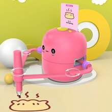 Smart Drawing Robot,Interactive Educational Drawing Robot,Voice Interactive Educational Smart Art Painting Machine,Montessori Learning Toy With 100 Word Cards,For Aged 5 And Above - Pink - View 4