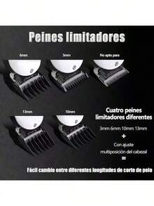 WAL- 001 Cortadora de cabello profesional Super Taper con máxima potencia y motor electromagnético V5000 para peluqueros y estilistas profesionales - Blanco - Ver 2