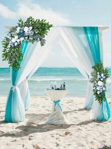 5pcs Greenery Stems Artificial Plastic Green Leaf Garland Vines Hanging Spray For DIY Wedding Arch Bouquet Filler Table Centerpieces Home Decor Valentine's Day, Valentines Wedding, Birthday, Room Decor, Wall Decor, Home Decor Living Room, Bedroom,Party - Green - View 7