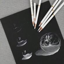 Mobee Professional White Charcoal Pencilsare Loved By Many Artists,White Charcoal Pencil Provide A Wide Range Of Possibilities Only In Mobee Artist Home - White - View 9