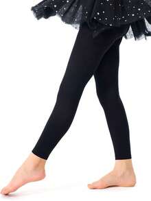 Girl's Stirrup Tights Ultra Soft Dance Tights For Ballet, Gymnastics, School (Toddler/Little Kid/Big Kid) - Multicolor - View 7