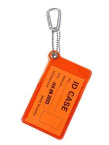 1pc Y2K Candy-Color PVC Clear Card Holder – Transparent Bus / Meal / Access Pass Case With Holographic Hanging Charm Jelly Bag Accessory Back-To-School & Streetwear 2025 For Women Money Wallet Mini Wallet Purse Wallet School Supplies Card Wallet