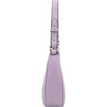 FashionPuzzle Small Crescent Shoulder Bag Underarm Purse - 薰衣草/薰衣草 - 查看 3