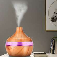 Humidifier Electric Aroma Air Diffuser Wood Ultrasonic Air Humidifier Essential Oil Aromatherapy Cool Mist Maker For Home