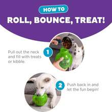 Outward Hound By Planet Dog Snoop Durable Interactive Treat Dispensing Dog Toy, Large, Blue - ColorB - 查看 5