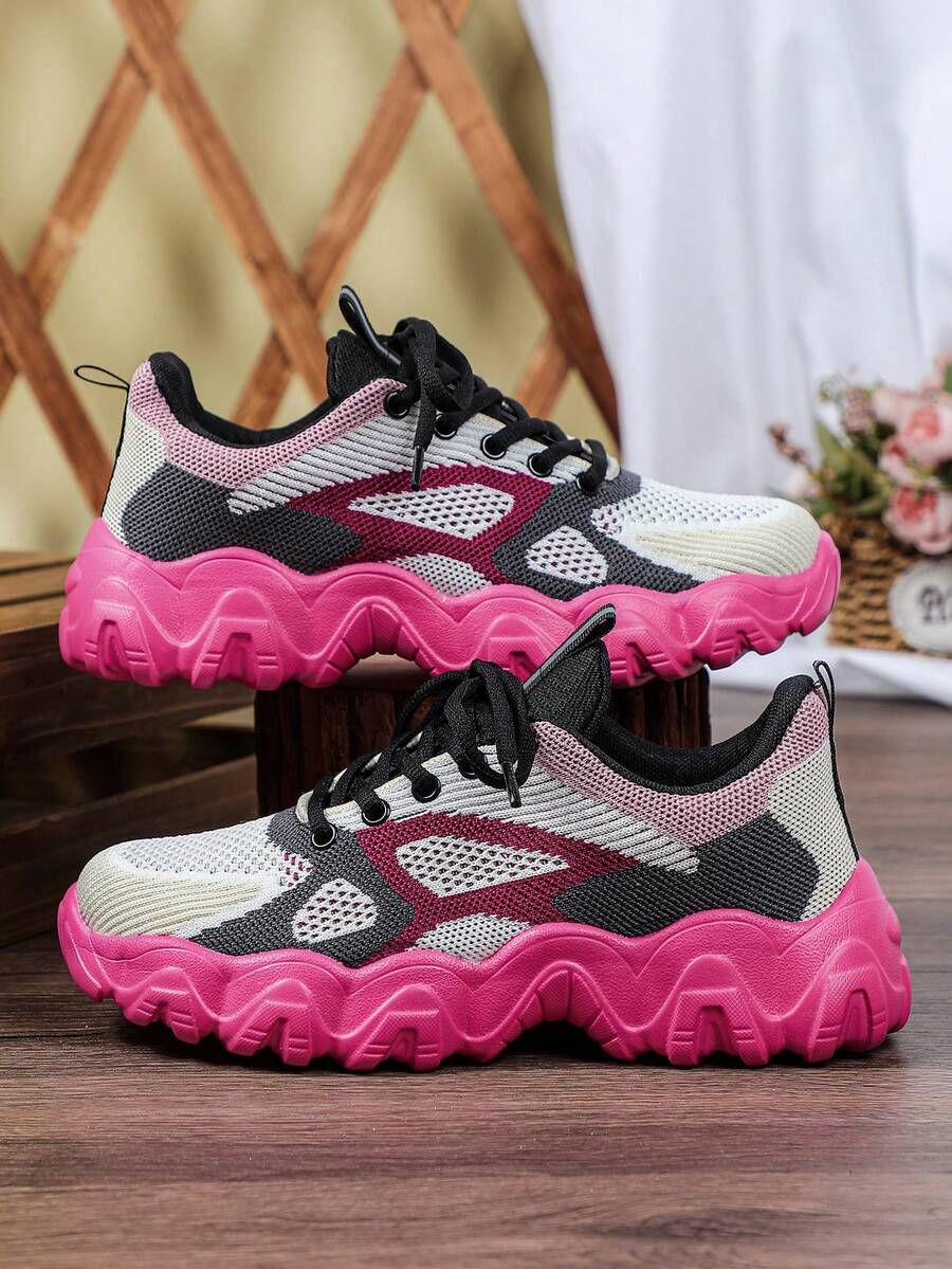 Zapatillas de running multicolor de retazos para hombres, zapatillas de entrenamiento para caminar, zapatos deportivos para gimnasio, ejercicio, zapatos casuales ligeros para trabajo, trotar, exterior