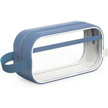 Mr. Pen Estuche transparente para lapices azul estuche transparente bolsa transparente suministros para voer a la escuela - Azul - Ver 2