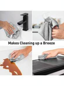 Microfiber Cleaning Cloths, Extra Soft And Absorbent Microfiber Cleaning Rags For Household Cleaning Supplies, Lint-Free Reusable Cleaning Cloths For Streak-Free Mirror Shine - Microfiber Cloths For Household Washable