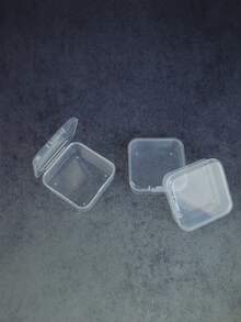 1 szt. Przezroczyste plastikowe pudełko do przechowywania, pojemnik na narzędzia do malowania diamentami, odpowiedni do majsterkowania, rękodzieła, akcesoriów jubilerskich, tabletek, szycia, sortowania koralików, 4,6 x 6,5 x 2,3 cala, 14 małych pudełek w dużym pudełku