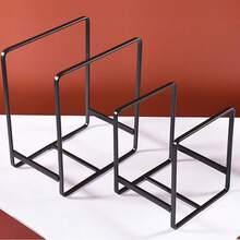 1pc Sleek Black Metal Dish Rack Set - Space-Saving Tiered Shelf Organizer For Kitchen, Durable No-Drill Overhead Mounting, Versatile Plate & Utensil Holder With Pull-Out Design, Ideal For Home Use, Kitchen Organizers And Storage, Utility Racks