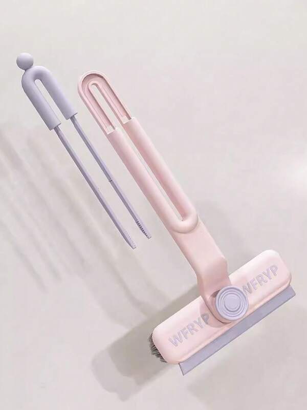 Cepillo de limpieza multifuncional de 3 en 1 para limpiar espacios estrechos, una herramienta de limpieza para uso doméstico, incluyendo hogares, cocinas, baños, ventanas, vehículos, grifos, inodoros, Navidad, etc.