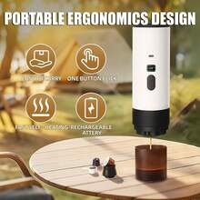 Cafeteira portátil 3 em 1, adequada para café moído, cápsulas de café e expresso. Compacta, sem fio, com bomba de pressão, ideal para viagens, carro, escritório, camping, etc. - Multicolorido - Ver 3