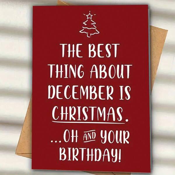 1pc Funny Sister's Birthday Card, With The Text "I Smile Because You Are My Sister, And I Laugh Because There's Nothing You Can Do About It", A Humorous Teasing, A Great Gift To Give To Your Best Sister On Special Occasions Like Birthdays, Anniversaries, Especially In The Fall.