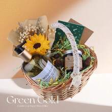 LDKGHE 4 Oz Crinkle Cut Paper Shred Filler Wrapping Baskets Filling Box Birthdays Thanksgiving Easter Weddings Valentines Mother's Day Anniversaries (White And Gold) - 淡粉色和金色 - 查看 11