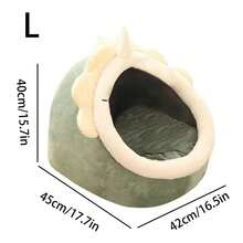1pc Comfortable & Cute Cat/Small Dog Bed, Suitable For All Seasons - Multicolor - View 11