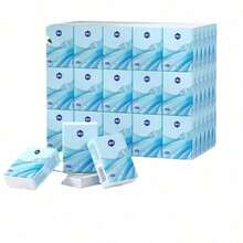 6/12/24/36/60/120/240pcs Portable Handkerchief Tissue Paper, Travel Compact Tissue Paper, Student Travel Mini Pocket Tissue - Multicolor - View 3