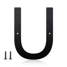 5 Incn Metal Aluminium House Numbers Letters, Black House Address Letters, Outdoor Mailbox Numbers, Modern Metal Address Number Letter For Homes, Apartments, Farms