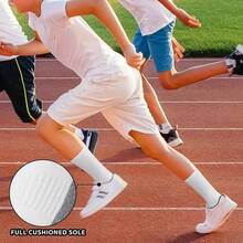 10pcs/6pcs Women's Fitness Socks, Lightweight Cotton Ankle Socks For Yoga, Hiking, Sports, Ballet, Casual Calf Exercise, 4pcs/2pcs