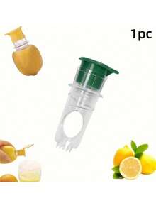 Manual Citrus Juicer - Plastic Lemon & Orange Squeezer With Ergonomic Handle | Efficient Squeeze Design For Fresh Juice Extraction
