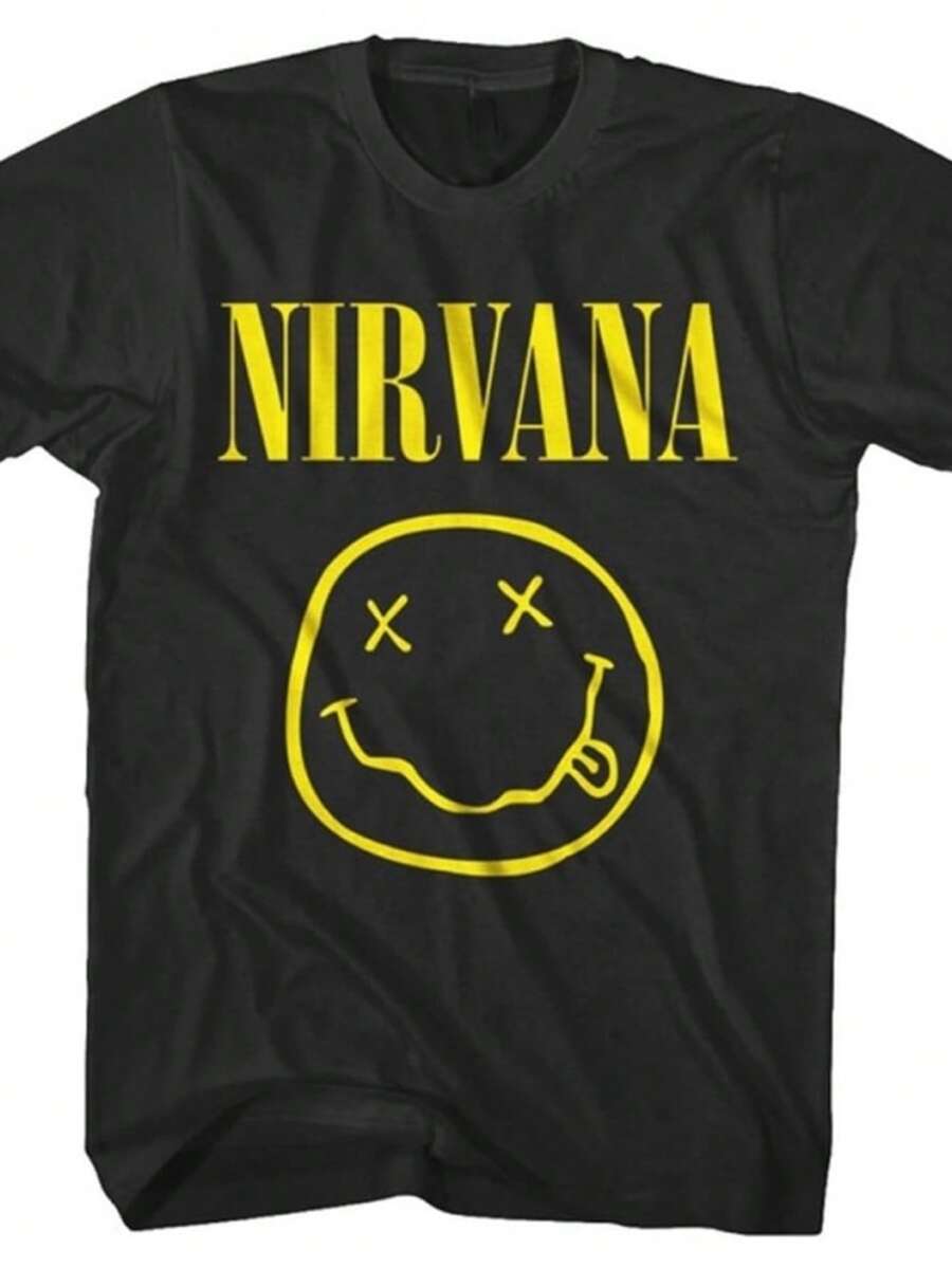 Nirva.Na Mens T-Shirt - 黑色 - 查看 1