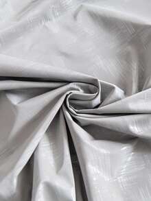 1件装纯色防水防油可水洗长方形/圆形桌布，高档奢华餐桌保护垫 - 灰色 - 查看 7