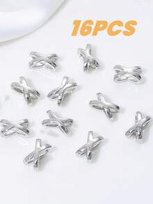 16/160颗，75毫米合金首饰DIY配件。蝴蝶结隔珠。珠子，首饰制作珠子，首饰制作材料，隔珠，手链珠子，手链珠子，吊坠，珠子隔片。生日派对，万圣节，圣诞节装饰，成人手工材料