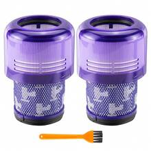 فلاتر تنظيف بالشفط لاستبدال V11 Animal/TorqueDrive/Abso، V15 DT Comp، الموديلات المصنفة SV15، SV14، SV15/SV17، SV22، SV28، رقم الجزء 970013-02، مع فرشاة صغيرة