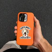 1/3 piezas ¡Qué trasero de pollo! Pegatinas de vinilo de dibujos animados - Resistentes al agua y autoadhesivas, perfectas para autos, portátiles, teléfonos y ventanas - Duraderas y fáciles de aplicar