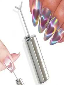 这是一款美甲磁铁，用于打造磁性美甲图案。将其放置在磁性指甲油上，即可打造出猫咪等独特的图案。特点：使用方便，可打造时尚效果，为指甲增添一抹特别色彩，并帮助DIY出吸睛的美甲造型。适合送给女朋友的圣诞礼物，也适合美甲爱好者。 - 彩色 - 查看 2